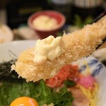 とん唐てん - 海老フライ