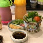 とん唐てん - サラダ