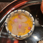 茜坂大沼 - 甘海老の黄身酢