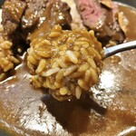 洋食バル エイル - 牛ハラミステーキカレー1430円