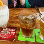 バブルオーバー - お代わりお飲み物たち