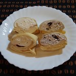 ラップドクレープ コロット - カスタード、チョコクッキー