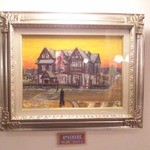 門司港茶寮 - 当店は大野哲也画伯の作品展示場の一つにもなっておりますので、どうぞご鑑賞ください。