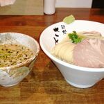 麺処さとう - 鶏だし醤油つけ麺 900円 中盛り300g無料