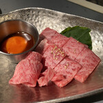 京都焼肉 enen - 和牛レアステーキ 1,298円