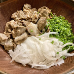 遊酒食堂 宇都宮 - 牛スジぽん酢(大皿)