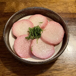 遊酒食堂 宇都宮 - 山芋の梅酢漬(小皿)