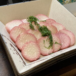 遊酒食堂 宇都宮 - 山芋の梅酢漬(大皿)