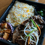横浜中華 華星 - ニラレバー弁当