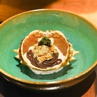 4000 Chinese Restaurant - 岩手県栗蟹に自家製カラスミ、春雨にキャビアを添えて