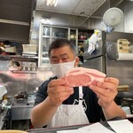 とんかつ 栄ちゃん - ハイブリッドポークの結旨豚ちゃんだよ。