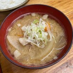 とんかつ 栄ちゃん - 大好き豚汁。