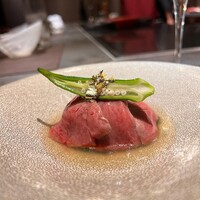 新宿 鉄板焼き YOKOTA - 春野菜と黒毛和牛のしゃぶしゃぶ すっぽんスープ