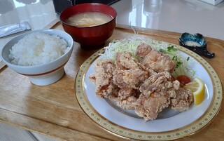 くまキッチン - 塩から揚げ定食