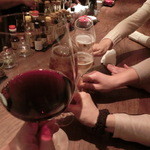 シャンパン&醤油バー フルートフルート - ３日目。４人で乾杯～～☆段々増えて行ってるよね♪