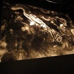 ボワ ヴェール - ねぶたでお世話になった跳龍会のカナメさんが、開店祝いに贈られたという龍の絵も。