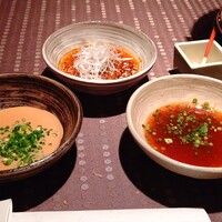 瀬里奈 本店 - 特選牛しゃぶしゃぶのたれ３点です。