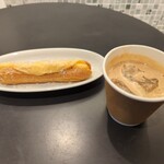 東京パニーノ アロマフレスカ - ふわふわオムレツのパニーノとコーヒーのセット