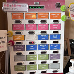 らぁめん トリカヂ イッパイ - 複数人の場合は先に千円札を数枚入れましょう