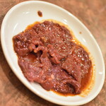 焼肉 西の屋 - ハラミセット（１，１００円）２０２２年６月