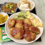 常盤 - チキンカツ定食¥780