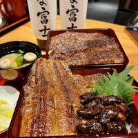 炭焼うな富士 名駅店 - 肝入り特上うな重