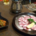 なにわ亭 - タン下塩焼き♪コリコリ感がたまらない

