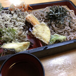 おかめ支店 - 舞茸天ざる