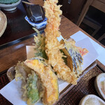 ひふみ野 - 天ざるそば　天ぷら