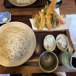 ひふみ野 - 天ざるそば¥1800