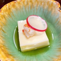 天ぷら新宿つな八 つのはず庵 - もろこし豆腐