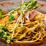 論露に不二 - 替玉 鮟肝のソース　350円