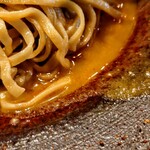 論露に不二 - 替玉 鮟肝のソース　350円
      
      麺とソースによってみました。