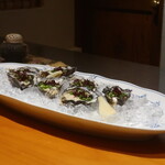 日本料理 幸庵 - 兵庫の生牡蠣に島らっきょう