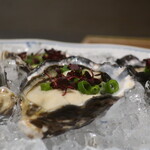 日本料理 幸庵 - 兵庫の生牡蠣アップ