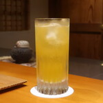 日本料理 幸庵 - 松浦にごり梅酒ソーダ割り