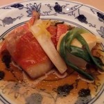 和食 瑞木 - 金目鯛ととうふ・分葱の煮物