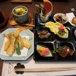 かみいし - 充実のふぐプレート膳1500円