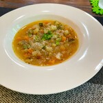 パスト エ カフェ 幸庵 - ●スープ
      ミネストラ（ミネストローネ）