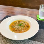 パスト エ カフェ 幸庵 - ●スープ
      ミネストラ（ミネストローネ）