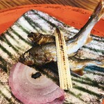 草喰 なかひがし - 鮎の塩焼き 