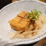 Washoku Enishi Sobakiri - 白川豆腐の厚揚げを丁寧に二度揚げした、サクッ！サクッ！の至福の時へ❣