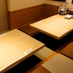 Sushiya Ginzou - 掘りごたつの個室席。接待、会食、各種ご宴会にご利用ください。
