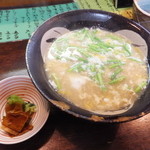 あん梅 - 穴子柳川鍋（〆の雑炊）