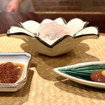 壽山 - 鱧 チリ酢 梅肉