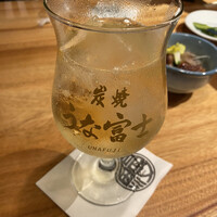 炭焼うな富士 名駅店 - オリジナルグラス
