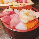 Sushi Masa - ちらし大盛1,100円(訪問当時)