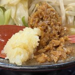 王道家直系 IEKEI TOKYO - 【再訪】刻みニンニク＋無限ニンニク