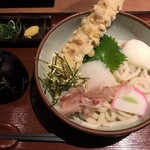 Kineya - 冷しちくわ天温玉うどん