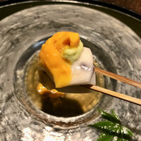 明日香 北千住本店 - 水無月豆腐　雲丹がたっぷり